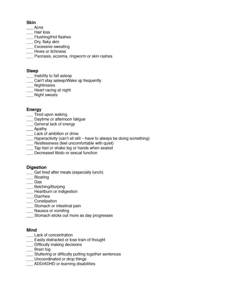 Toxicity Quiz Page 3