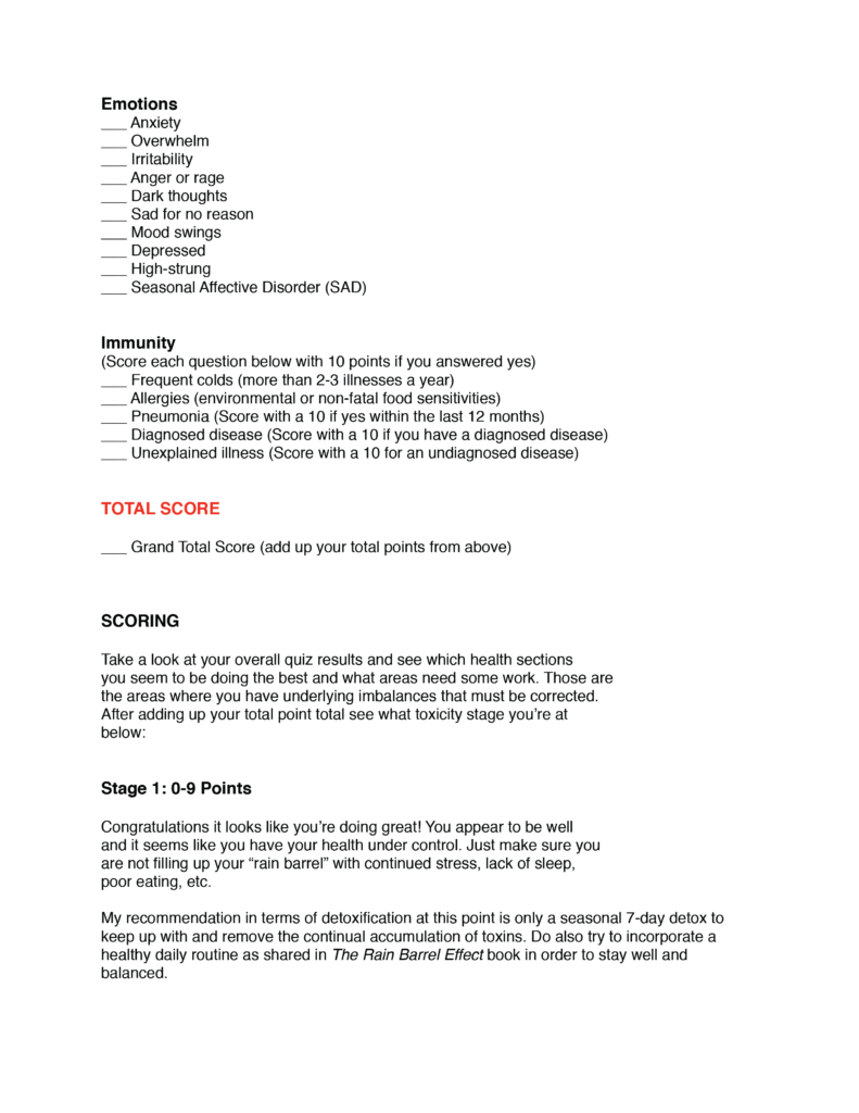 Toxicity Quiz Page 4